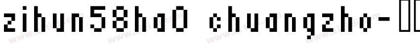 zihun58ha0 chuangzho字体转换
